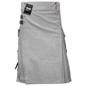 grey charm men utility kilt