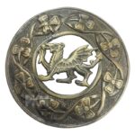 scottish dragon kilt brooch