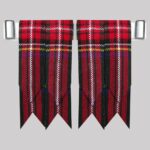 black stewart tartan socks flashes