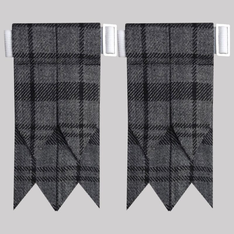 hamilton gray tartan socks flashes