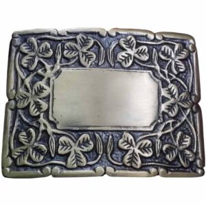 deluxe thistle design kilt belt buckle