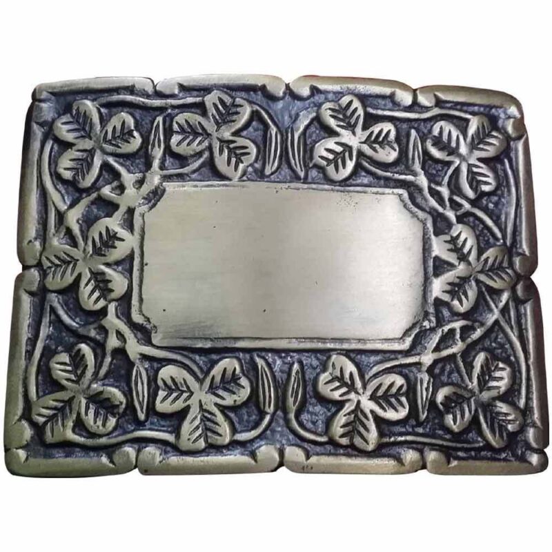 deluxe thistle design kilt belt buckle