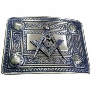 highland masonic kilt belt buckle