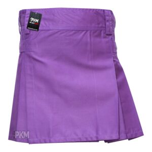 purple kilt new style ladies utility kilt