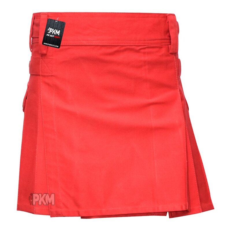 red women red utility kilt