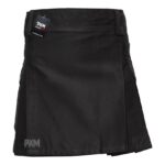 womens utility kilt black