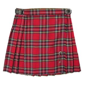 modern royal stewart women tartan scottish mini kilt skirts