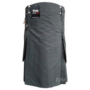 grey utility kilt