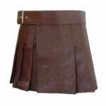 mini leather kilt