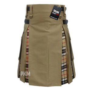 hybrid camel thompson khaki kilt