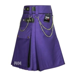 purple women utility kilt