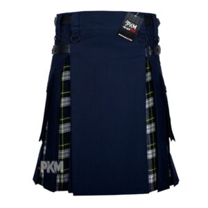 navy blue hybrid utility kilt