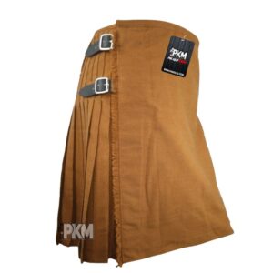 brown utility kilt