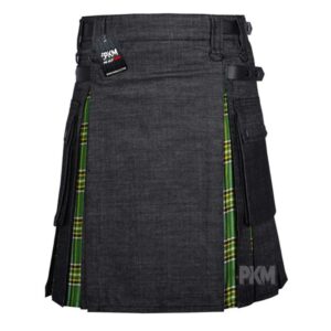 denim hybrid utility kilt