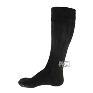 men's scottish highland wear wool kilt hose socks