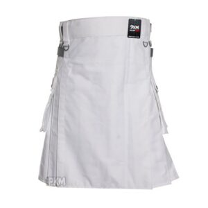 white utility kilt