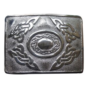 celtic round scottish kilt belt buckle