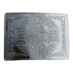 celtic chrome plated kilt belt buckle