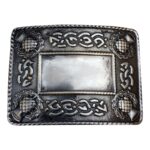 black antique kilt buckle