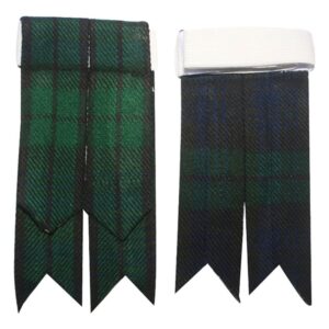 black watch tartan socks flashes