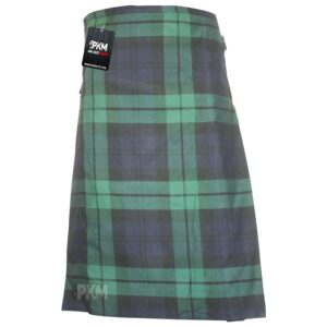 black watch sports style 8 yard tartan kilt