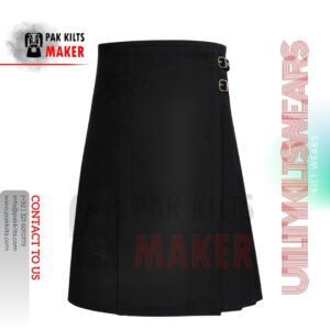Black Utility Kilt