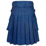 Blue Denim Kilt for Men