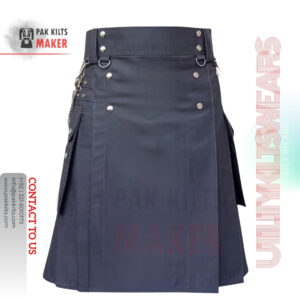Dark Grey Utility Kilt