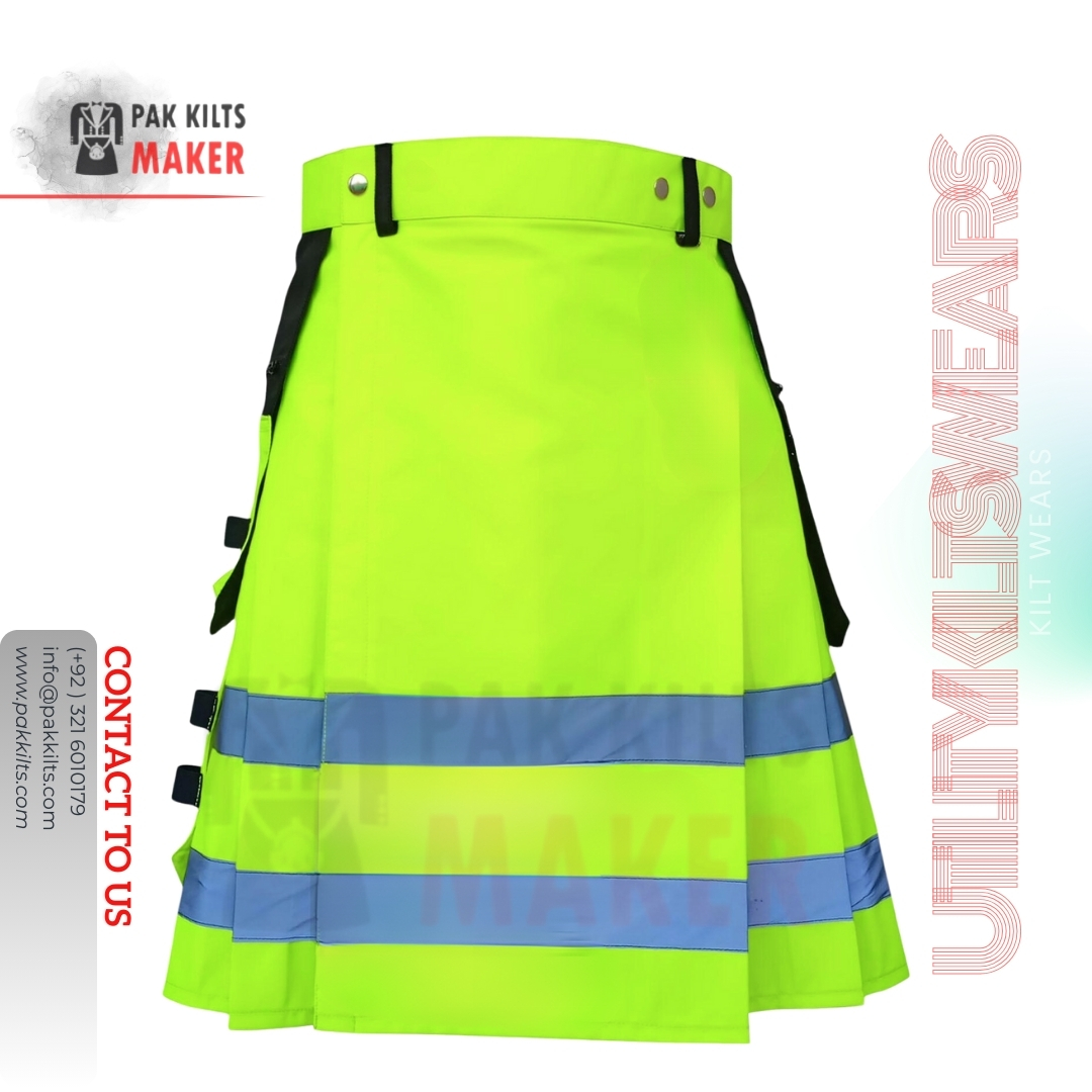 Neon Green Utility Kilt Neon Green Utility Kilt