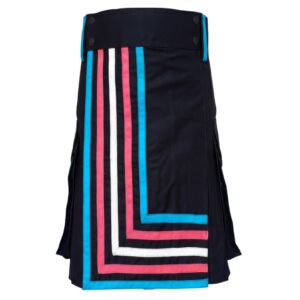 Black Cotton Pride Kilt