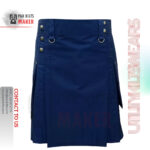 Navy Blue Utility Kilt