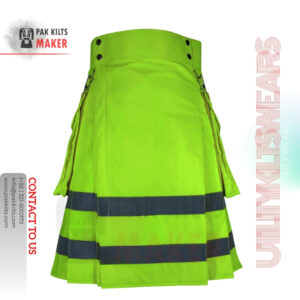 Neon Green Firefighter Utility Kilt