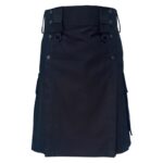 Men's Black Utility Kilt