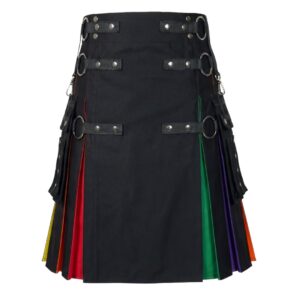 Black Gothic Utility Kilt