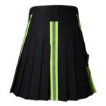 Black Cotton Firefighter Utility Kilt