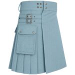 Sky Blue Denim Kilt