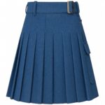 Washed Blue Jean Utility Kilt