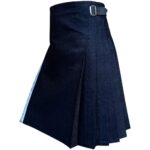 Blue Denim Scottish Kilt for Men