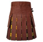 Brown Hybrid Kilt for Men