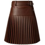 Brown Leather Kilt