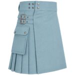 Sky Blue Denim Kilt