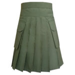 Olive Green Ripstop Hiking Kilt