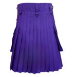 Purple Cotton Utility Kilt