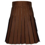 Solid Brown Utility Kilt