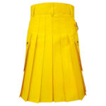 Yellow Cotton Utility Kilt
