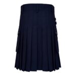 Black Ripstop Utility Kilt