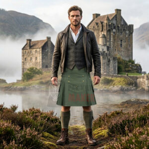 Olive Green Utility Kilt