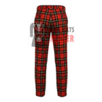 Royal Stewart Red Tartan Plaid Slim Fit Pants for Men