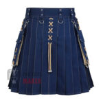 Blue & Khaki Utility Kilt
