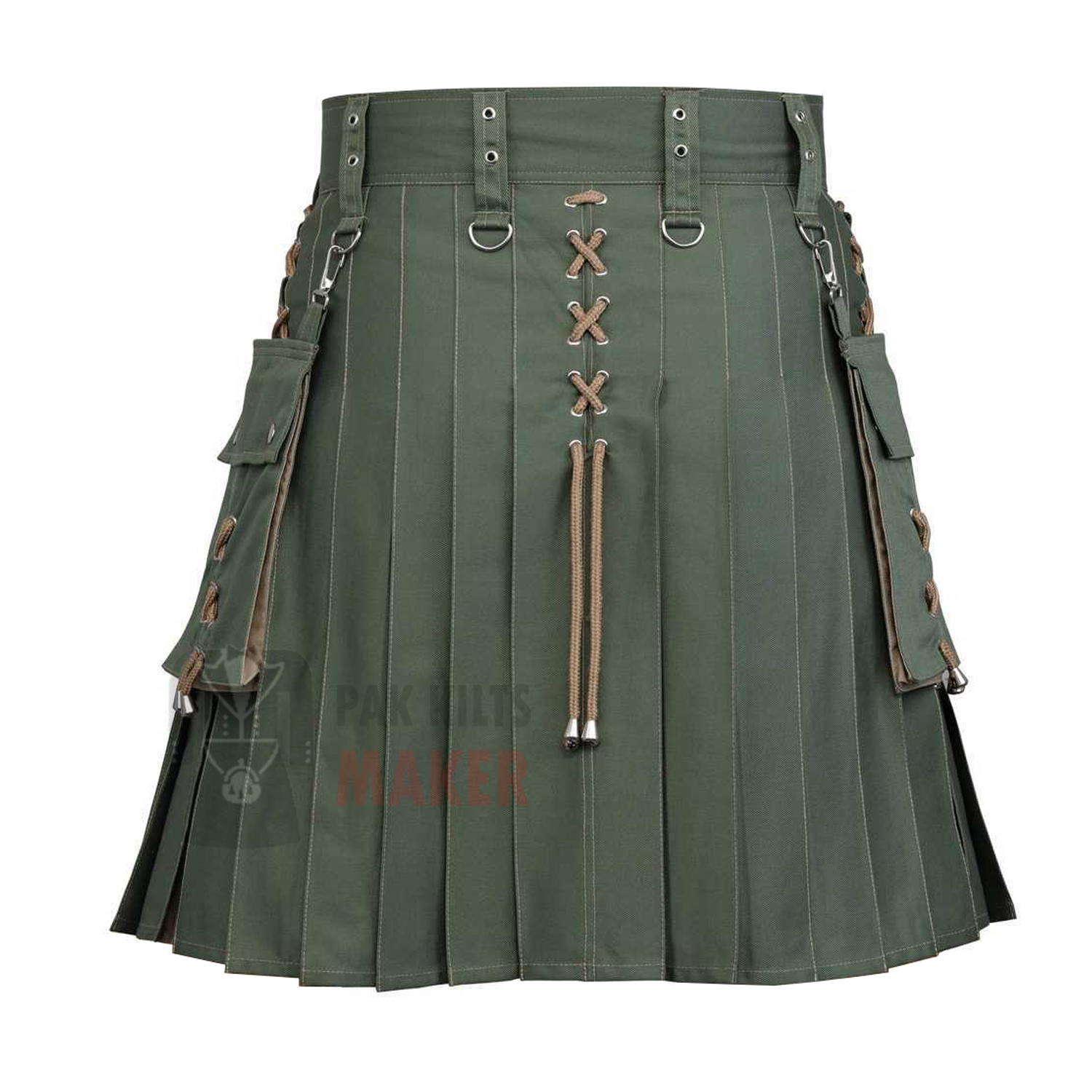Olive Green Utility Kilt Olive Green Utility Kilt